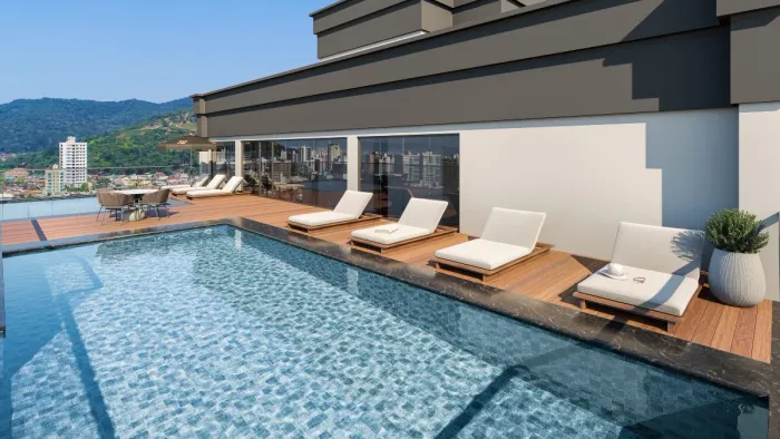 Apartamento na planta com 3 quartos no edifício Home in Garden no bairro Casa Branca em It