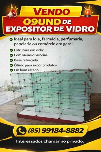 Gôndolas de vidro