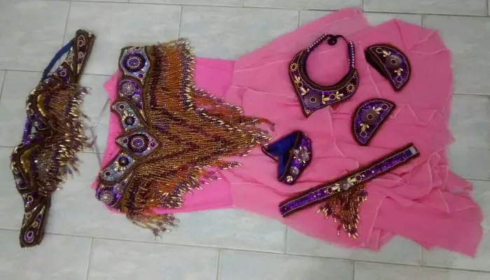Roupa de dança do ventre tamanho P