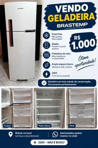 Venda de geladeira frost free