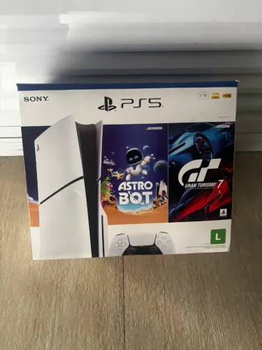 Console PS5 com disco nunca usado zerado com nota fiscal na garanti