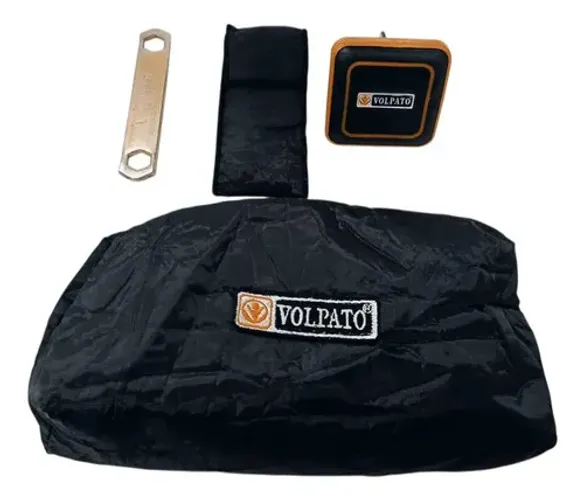 Kit Tampa Chave Engate Reboque Removível Volpato Preto