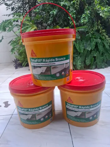 Promoção manta liquida da sika cor branca