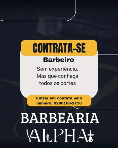 Contrata-se Barbeiro sem experiência