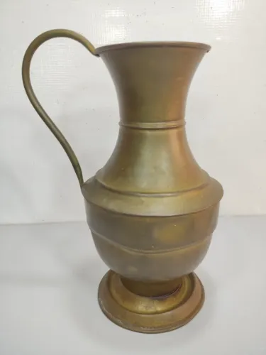 Jarra Antiga Latão Vintage Retro F4v (Usado)