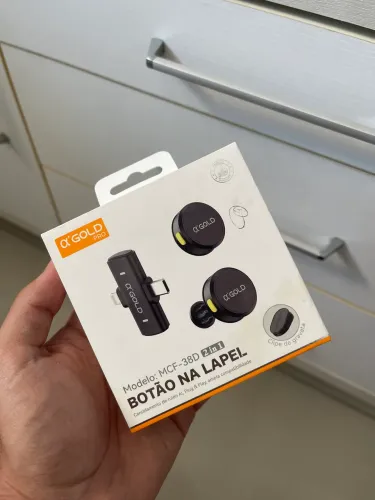 Microfone Botão na Lapel