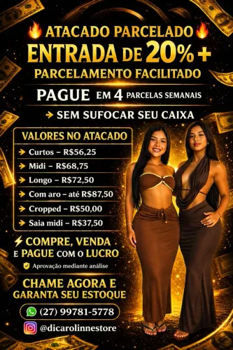 Moda feminina / Atacado Parcelado
