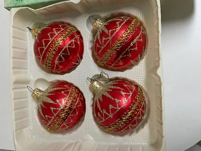 Bolas de Natal de vidro
