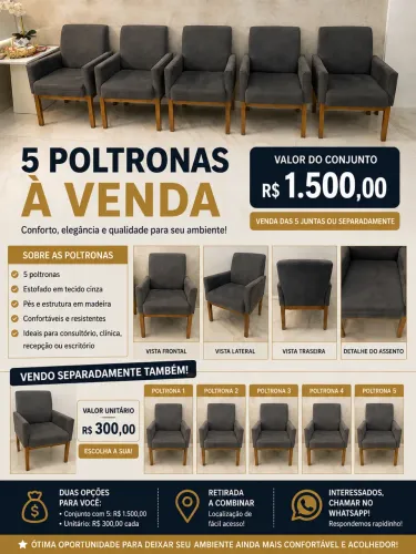 VENDO POLTRONAS