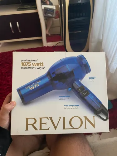 Secador De Cabelo Revlon 1875W Azul Translúcido Vintage Na Caixa