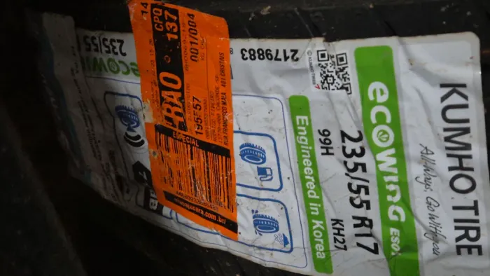 Jogo 4 Pneus Novos Kumho Ecowing ES01 235/55 R17 99H - Nunca Rodados ZEROS!