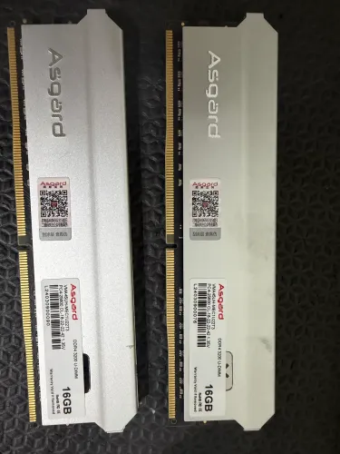 32gb (2x16) memoria ram ddr4 asgard 3200mhz