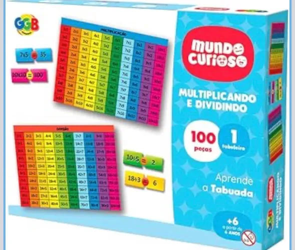 Jogo Tabuada Multiplicando e Dividindo Matemática