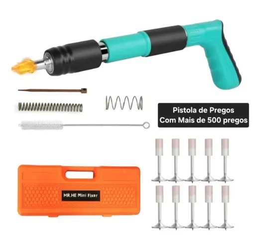 Pistola de Pregos com mais de 500 pregos
