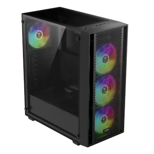 Gabinete Gamer Gamdias Aura GC2 Elite Argb com 4 fans 