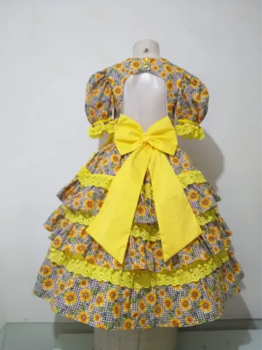 Vestido junino de Luxo
