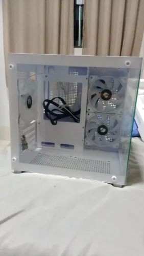 Gabinete branco gamer ninja ryomaru