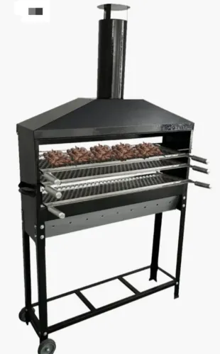 Churrasqueira três grelhas 