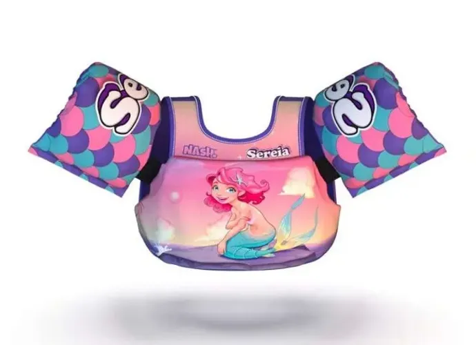 Boia Infantil com Colete Salva-Vidas NOVO - Nash Sereia