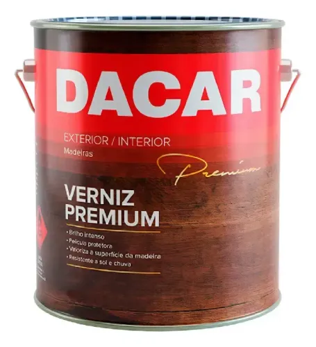 Verniz Imbuia Premium 3,6l Dacar Acabamento Brilhante