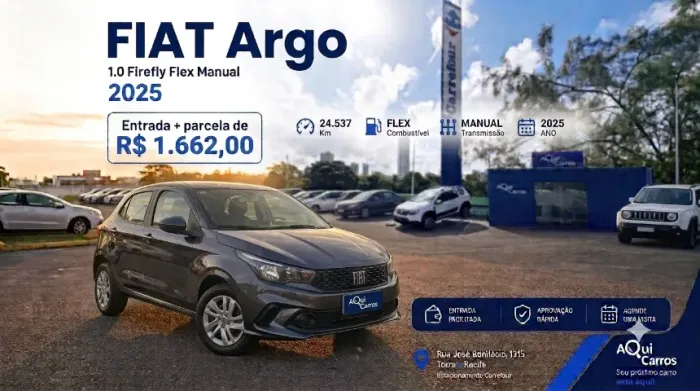 Fiat Argo Drive 1.0 6V Flex 2025