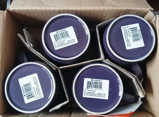 Set 4 Canecas Roxas Chá 350 Ml Le Creuset