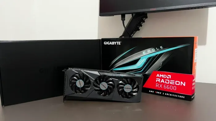 Placa de Vídeo RX 6600 | Gigabyte Eagle Triple Fan