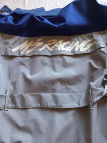 Jaqueta vintage impermeável para motociclista de enduro