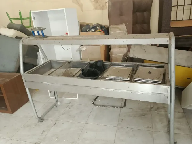Buffett térmico com 5 baías