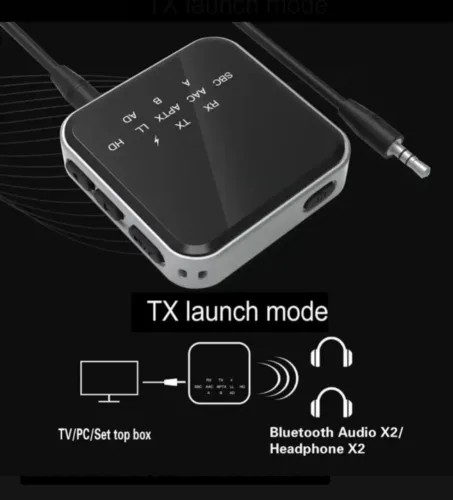 Receptor e transmissor bluetooth