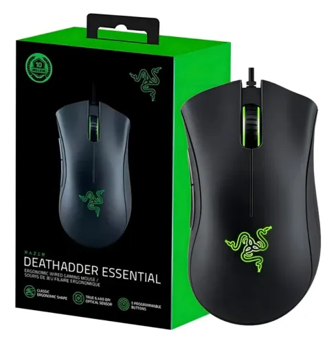 Mouse Razer DeathAdder Essential - Novo - Envio Imediato (RJ)