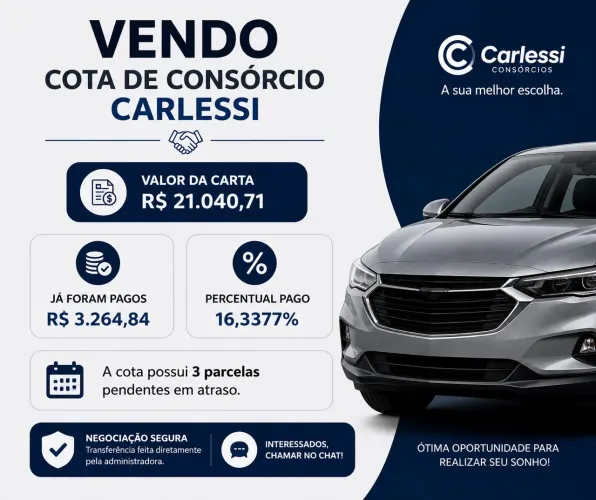 Cota Carlessi 21.040,71 - 16,33% Pago