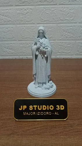 Escultura Decorativa Santa Terezinha 18cm