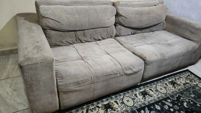 Sofá Cama Bege (Grande)