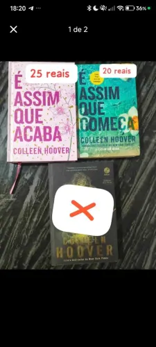 Livros semi novo