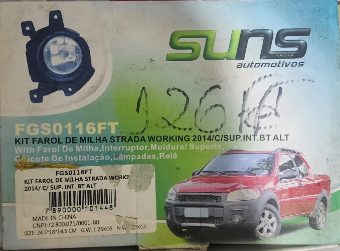 Farol de Milha Fiat