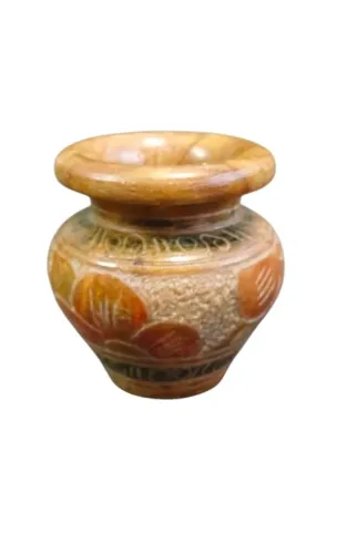Encantador mini vaso em pedra-sabão, legítimo artesanato de Ouro Preto