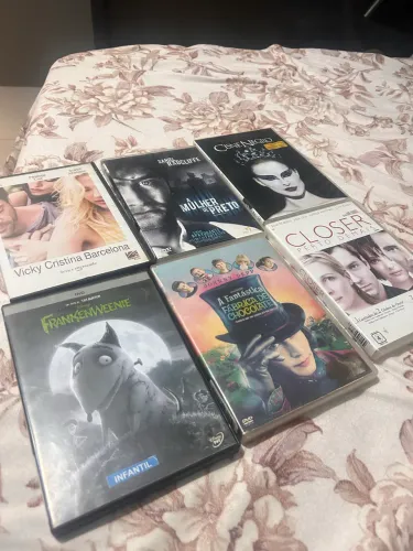 dvds diversos kit com 6 