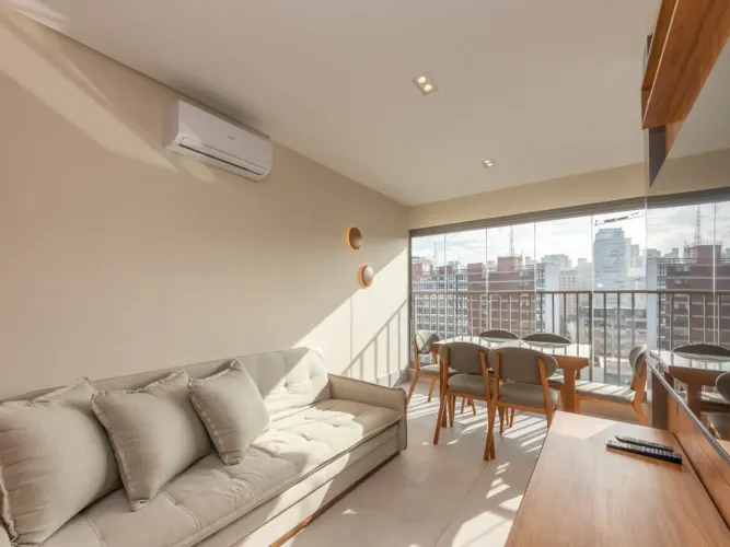 Apartamento para venda em Jardim Paulista com 1 quarto, sendo 1 suíte, 44m²