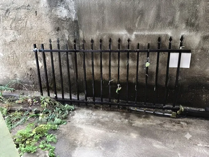Grade de ferro para muro
