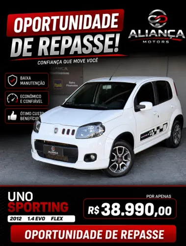 Fiat Uno Sporting 1.4 EVO Fire Flex 8V 4P 2012