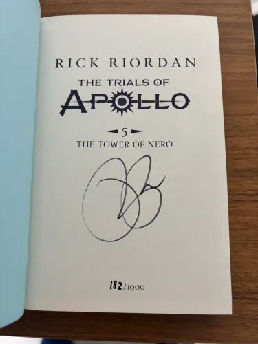 Edição limitada tower of nero - rick riordan