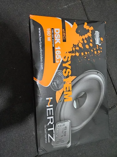 Kit duas 6,5" vias Hertz DSK 165.3 novo, na caixa.