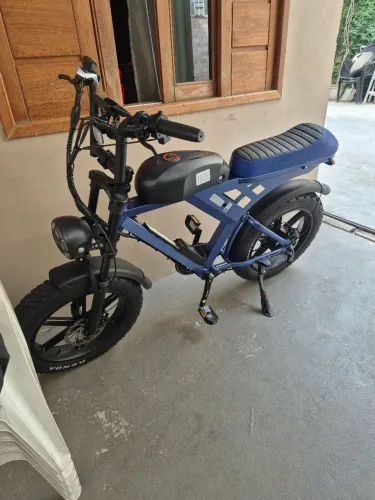 Bike elétrica dois meses de uso com nota fiscal e 362 km rodados 