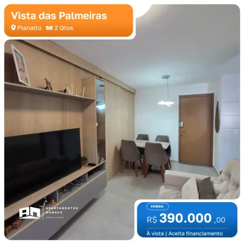 Vista das Palmeiras - 2 Quartos - Planalto