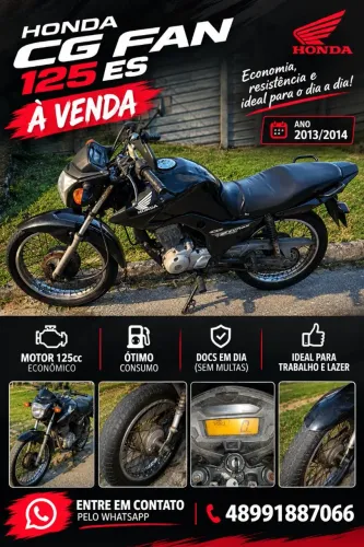 ? HONDA CG FAN 125 ES ? 2013/2014