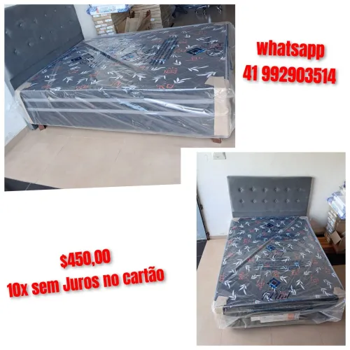 Cama box casal novo ## 10x sem juros no cartão 