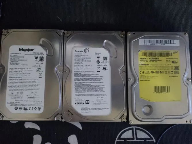 Hds 500gb e 160gb