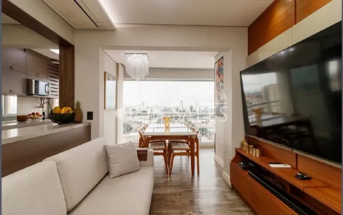 Este elegante apartamento reúne sofisticação, conforto e funcionalidade: 2 quartos, 1 suít