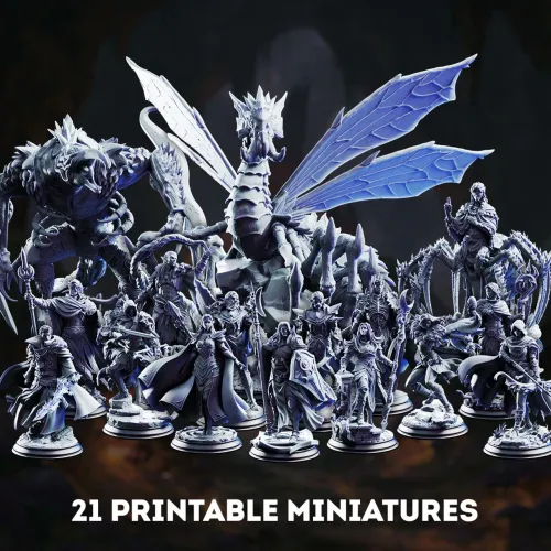Miniaturas RPG em Resina